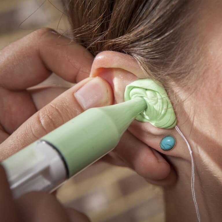 mould-being-made-for-hearing-protection